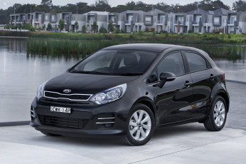 Картинка автомобили kia ub 5-door au-spec rio темный 2015г