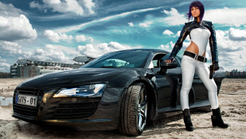 Картинка автомобили -авто+с+девушками девушка авто оружие