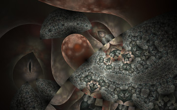 Картинка 3д+графика фракталы+ fractal цвета узор фон