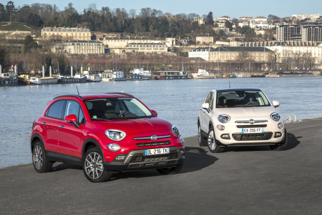 Обои картинки фото автомобили, fiat, 334, 500x, 2015г