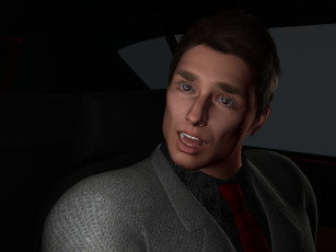 Картинка 3д+графика люди+ people мужчина взгляд фон