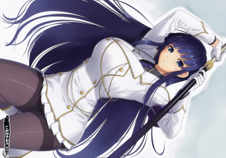 Картинка аниме оружие +техника +технологии iruma kamiri senran kagura ikaruga