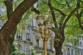 Картинка города -+другое фонарь