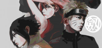 Картинка аниме naruto sasuke uchiha sakura haruno uzumaki