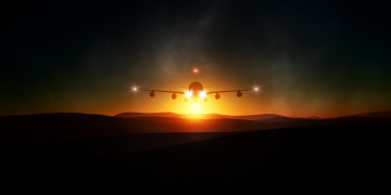 Картинка авиация 3д рисованые v-graphic картинка