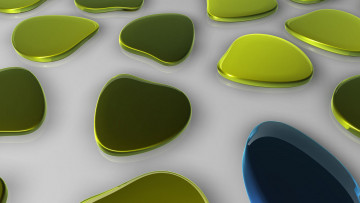 Картинка 3д+графика абстракция+ abstract капли пятна островки