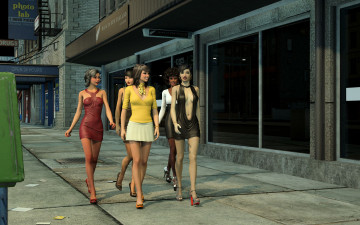 Картинка 3д+графика люди+ people фон взгляд девушки