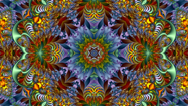 Обои картинки фото 3д графика, фракталы , fractal, узор, фон, цвета