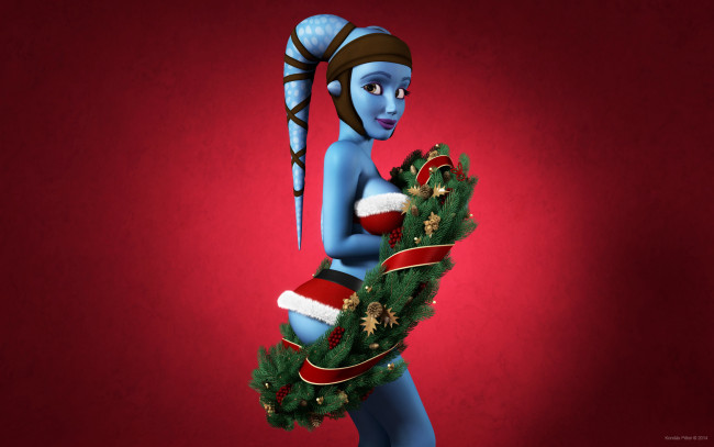 Обои картинки фото 3д графика, существа , creatures, венок, персонаж