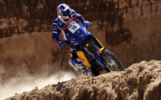 Обои картинки фото спорт, мотокросс, мотоцикл, грязь, спортсмен, мотоциклист, пыль