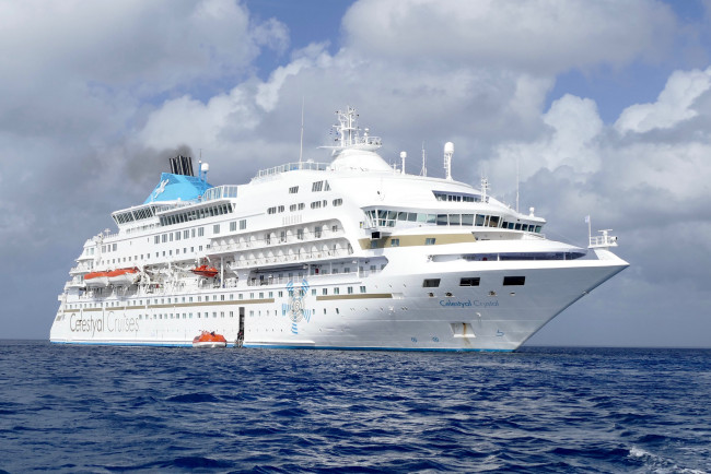 Обои картинки фото celestyal crystal, корабли, лайнеры, лайнер, круиз