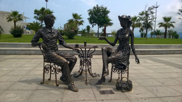 Картинка города -+памятники +скульптуры +арт-объекты памятник на батумском бульваре