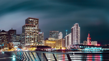 Картинка города сан-франциско+ сша расивый ночной город сан - франциско