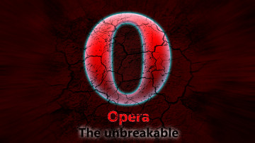 Картинка компьютеры opera фон логотип