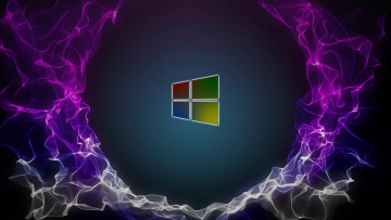 Картинка компьютеры windows+8 фон логотип