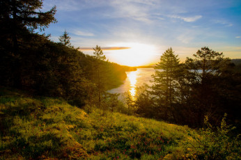 Картинка природа восходы закаты простор