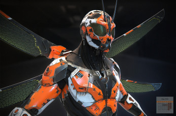 Картинка календари фэнтези робот 2018