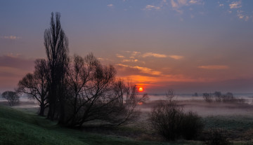 Картинка природа восходы закаты простор