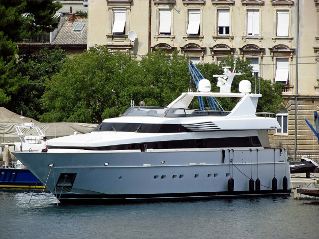 Обои картинки фото shooting star, корабли, Яхты, суперяхта