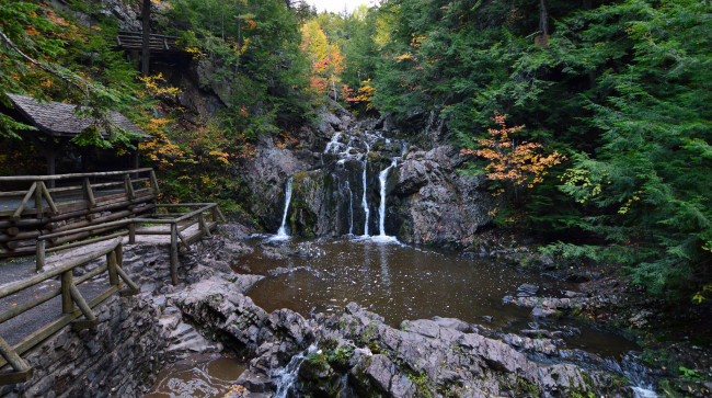 Обои картинки фото природа, водопады, простор