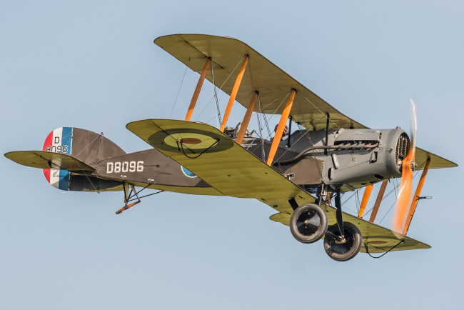 Обои картинки фото bristol f2b fighter, авиация, боевые самолёты, аэроплан