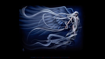 Картинка календари фэнтези крылья женщина