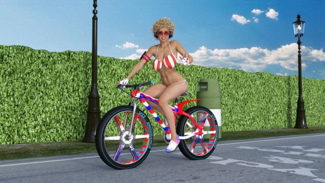 Обои картинки фото 3д графика, люди , people, фон, взгляд, девушка