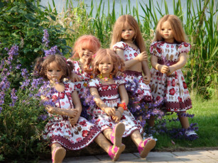 Картинка разное игрушки куклы