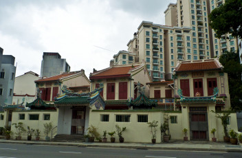 Картинка города сингапур+ сингапур дома