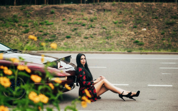 Картинка автомобили -авто+с+девушками ford probe