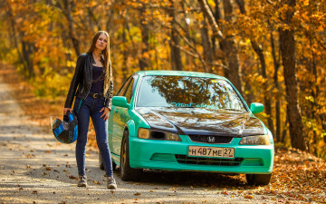 Картинка автомобили -авто+с+девушками honda accord