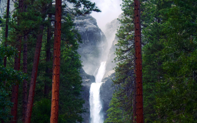 Обои картинки фото природа, водопады, поток, водопад, вода