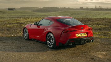 Картинка 2021+toyota+gr+supra+2 автомобили toyota gr supra 20 2021 купе вид сзади