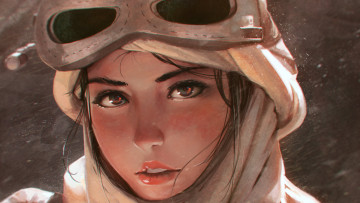 Картинка star+wars рисованное guweiz девушка