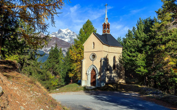 Картинка chapelle+saint+clair france города -+католические+соборы +костелы +аббатства chapelle saint clair