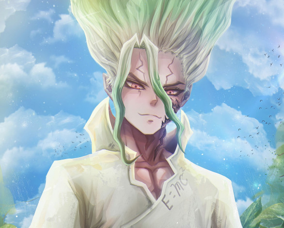 Обои картинки фото аниме, dr,  stone, stone