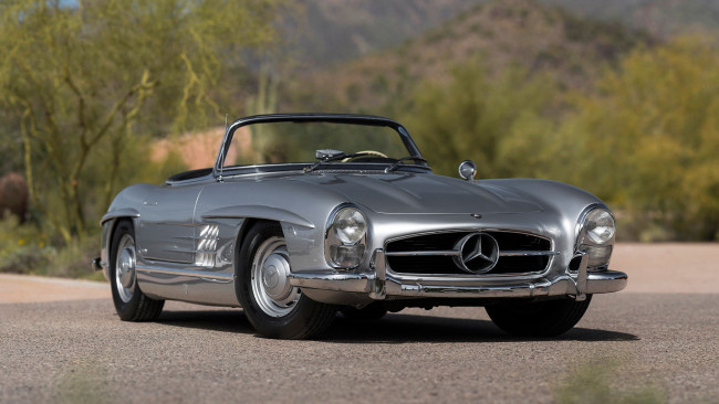 Обои картинки фото автомобили, mercedes-benz, 300sl, roadster