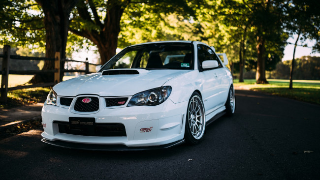 Обои картинки фото автомобили, subaru, impreza, sti