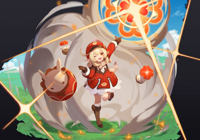 Обои картинки фото аниме, genshin impact, genshin, impact