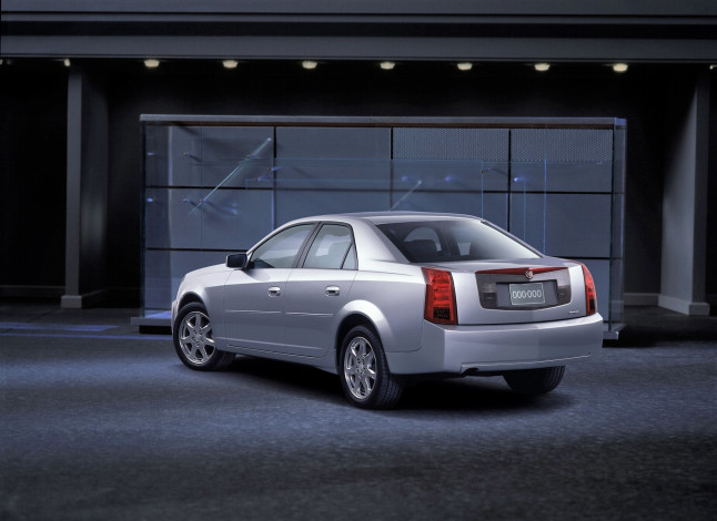 Обои картинки фото автомобили, cadillac, кадиллак, серебристый