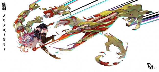 Обои картинки фото аниме, unknown,  другое , девушка, руки