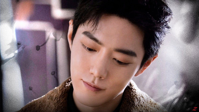 Обои картинки фото мужчины, xiao zhan, актер, лицо, воротник