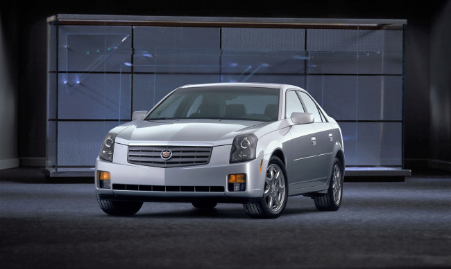 Обои картинки фото автомобили, cadillac, кадиллак, серебристый