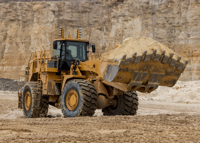 Обои картинки фото техника, фронтальные погрузчики, catetpillar