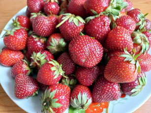 Картинка еда клубника +земляника