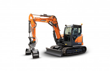 Картинка техника экскаваторы doosan