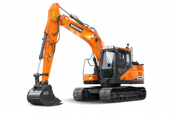 Картинка техника экскаваторы doosan