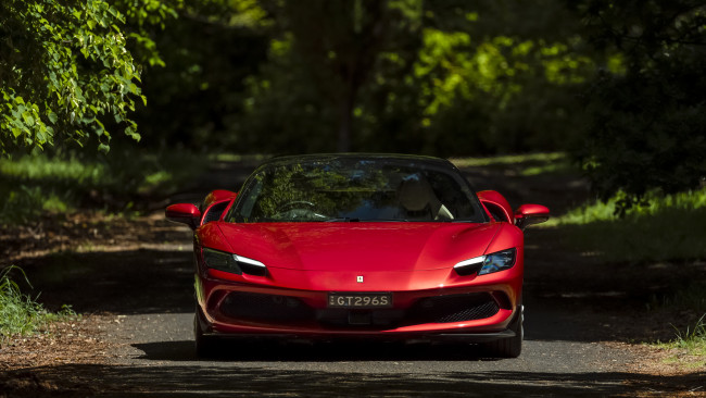 Обои картинки фото автомобили, ferrari, 296, gts