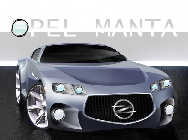 Обои картинки фото opel, manta, автомобили