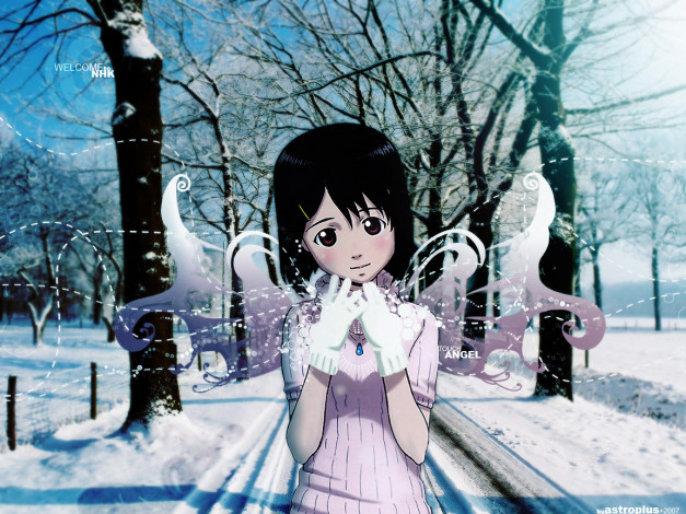 Обои картинки фото аниме, nhk